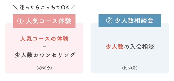 シーライクスの無料体験レッスンは2種類